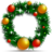 Christmas wreath icon 48x48
